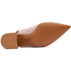 Marco Shoes Sandalias beige 1501P con correa y goma 6