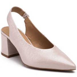Marco Shoes Sandalias beige 1501P con correa y goma 1