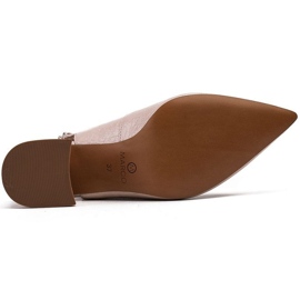 Marco Shoes Sandalias beige 1501P con correa y goma 7