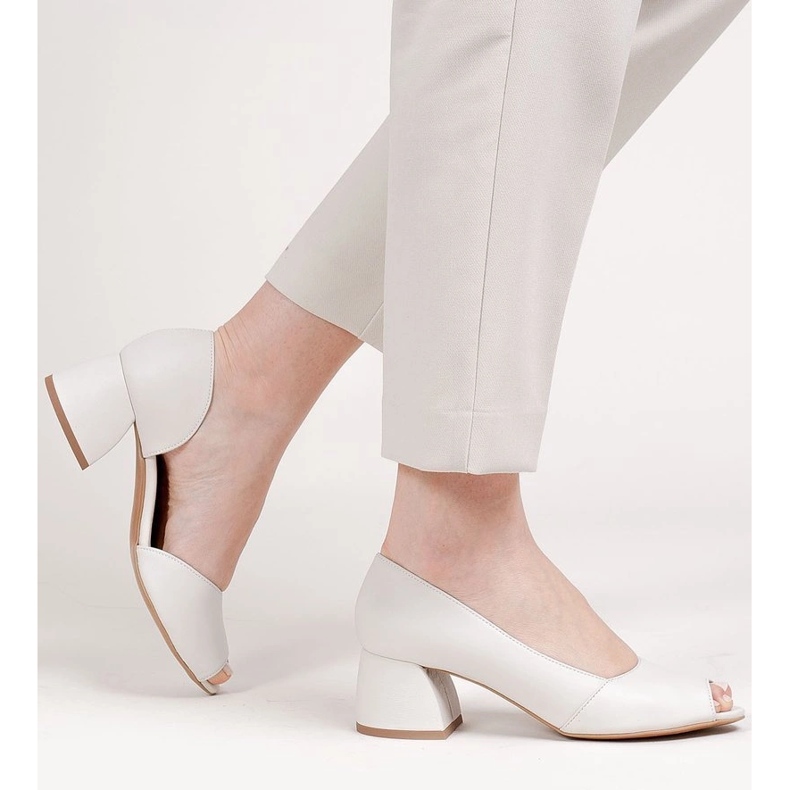 Marco Shoes Salón piel blanca 1505P blanco 2