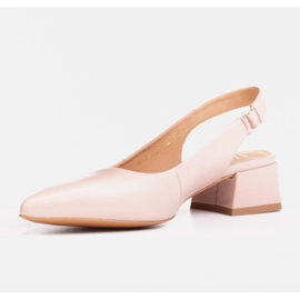 Marco Shoes Sandalias con chorros decorativos nude rosado 2