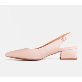 Marco Shoes Sandalias con chorros decorativos nude rosado 3