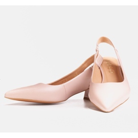 Marco Shoes Sandalias con chorros decorativos nude rosado 4