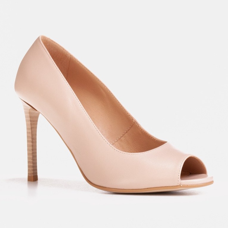 Marco Shoes 1581P sandalias beige de tacón alto 1