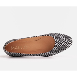 Marco Shoes Bailarinas con estampados en blanco y negro 3