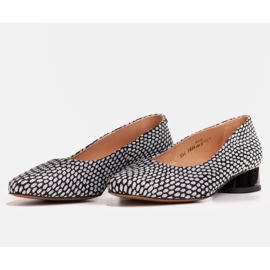 Marco Shoes Bailarinas con estampados en blanco y negro 5