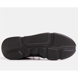 Marco Shoes Zapatillas de piel con aplicación rosa negro 3