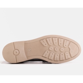 Marco Shoes Mocasines grises sobre suela ligera 3