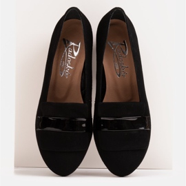 Radoskór Zapatos de mujer negros clásicos para un pie más ancho 2