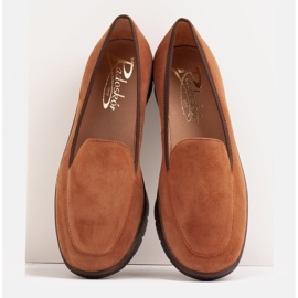 Radoskór Zapatos cómodos de cuña baja para un pie más ancho marrón 2