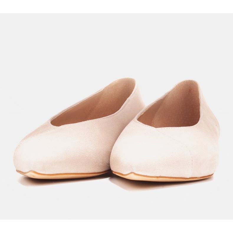 Marco Shoes Bailarinas beige ante natural 1
