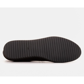 Marco Shoes Bailarinas piel ante negro 2