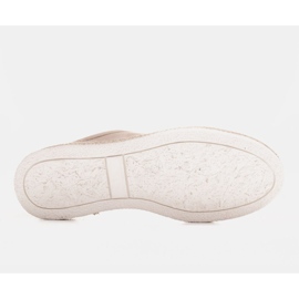 Marco Shoes Zapatillas de ante con nudos beige 3