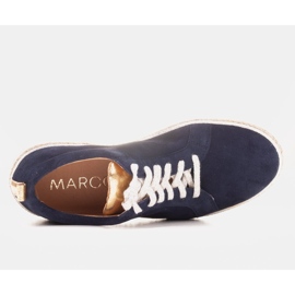 Marco Shoes Deportivas deportivas de ante natural azul marino 3