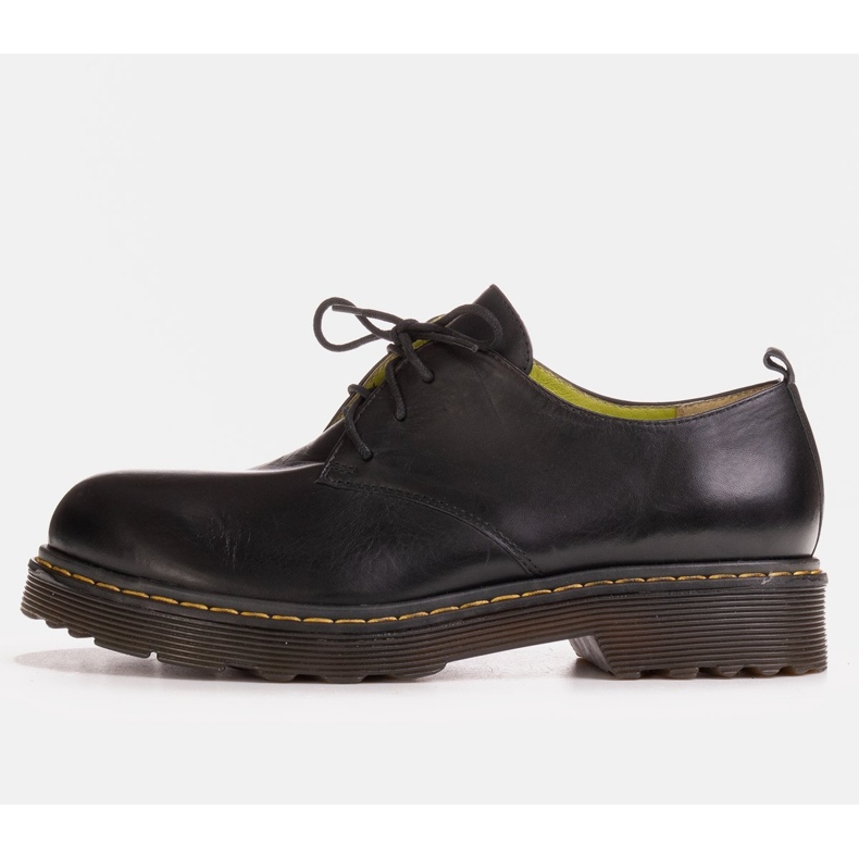 Marco Shoes Zapatos de mujer negros sobre un fondo transparente grueso 1