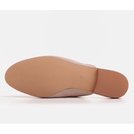 Marco Shoes Zapatillas de mujer de ante con adorno beige 5