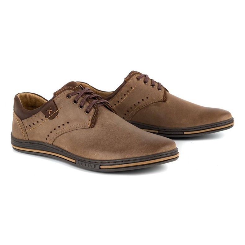 Polbut Zapatos casual hombre 402 marrón 2