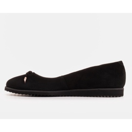 Marco Shoes Bailarinas negras ante natural negro 2