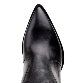 Marco Shoes Botas negras de mujer Marco 1399K botas vaqueras negro 4