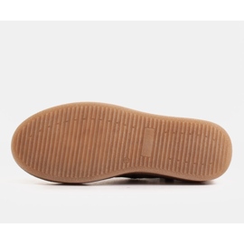 Marco Shoes Botas bajas con cordones de piel suave marrón 6