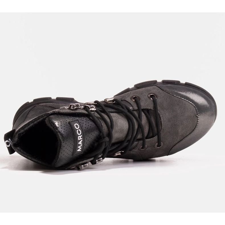 Marco Shoes Botas deportivas de mujer con un ligero aislamiento otoño-invierno. gris 1