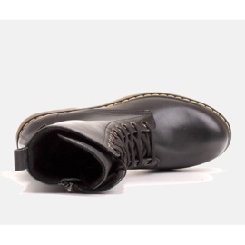 Marco Shoes Botines altos, botas atadas a suela translúcida negro 6