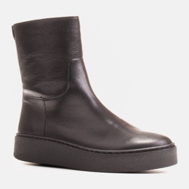 Marco Shoes Botas Marco cómodas con fondo plano negro 1