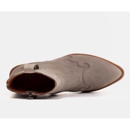 Marco Shoes Botas grises de ante natural sin aislamiento 6