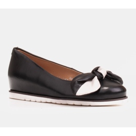 Marco Shoes Zapatos bajos cómodos con cuña oculta negro 2