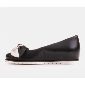 Marco Shoes Zapatos bajos cómodos con cuña oculta negro 3