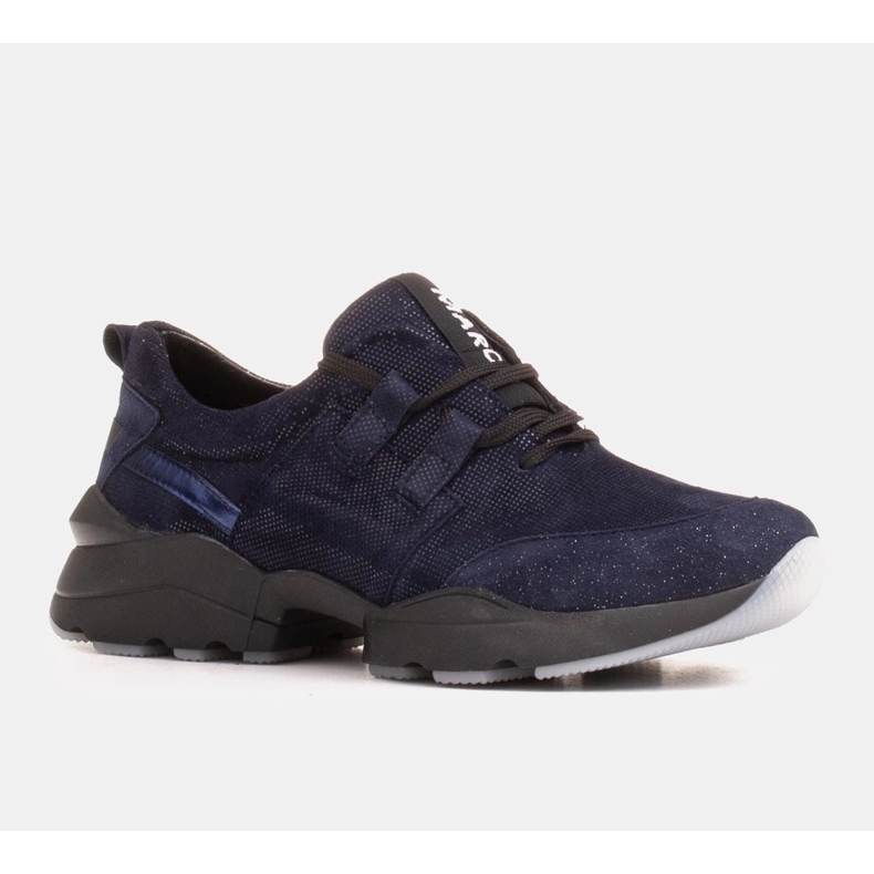 Marco Shoes Zapatillas deportivas de ante natural de alta calidad azul 1