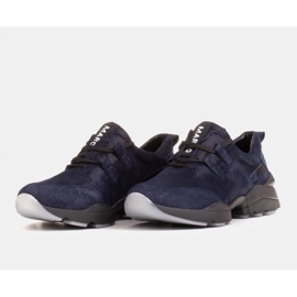 Marco Shoes Zapatillas deportivas de ante natural de alta calidad azul 4