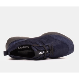 Marco Shoes Zapatillas deportivas de ante natural de alta calidad azul 6