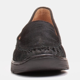 Radoskór Zapatos cómodos de mujer negros para un pie más ancho 4