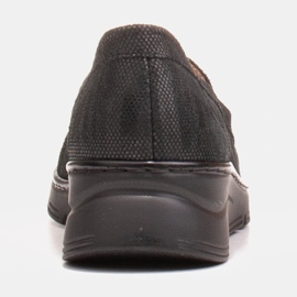 Radoskór Zapatos cómodos de mujer negros para un pie más ancho 6