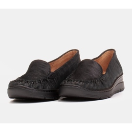 Radoskór Zapatos cómodos de mujer negros para un pie más ancho 7