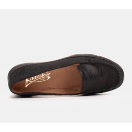 Radoskór Zapatos cómodos de mujer negros para un pie más ancho 9