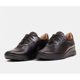 Radoskór Zapatos cómodos de mujer negros para un pie más ancho 5