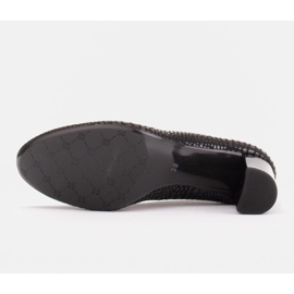 Lisos y cómodos salones Marco Shoes negros 7