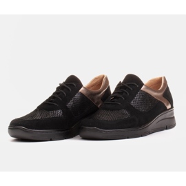 Radoskór Zapatos cómodos para un pie más ancho con suela ligera negro 3