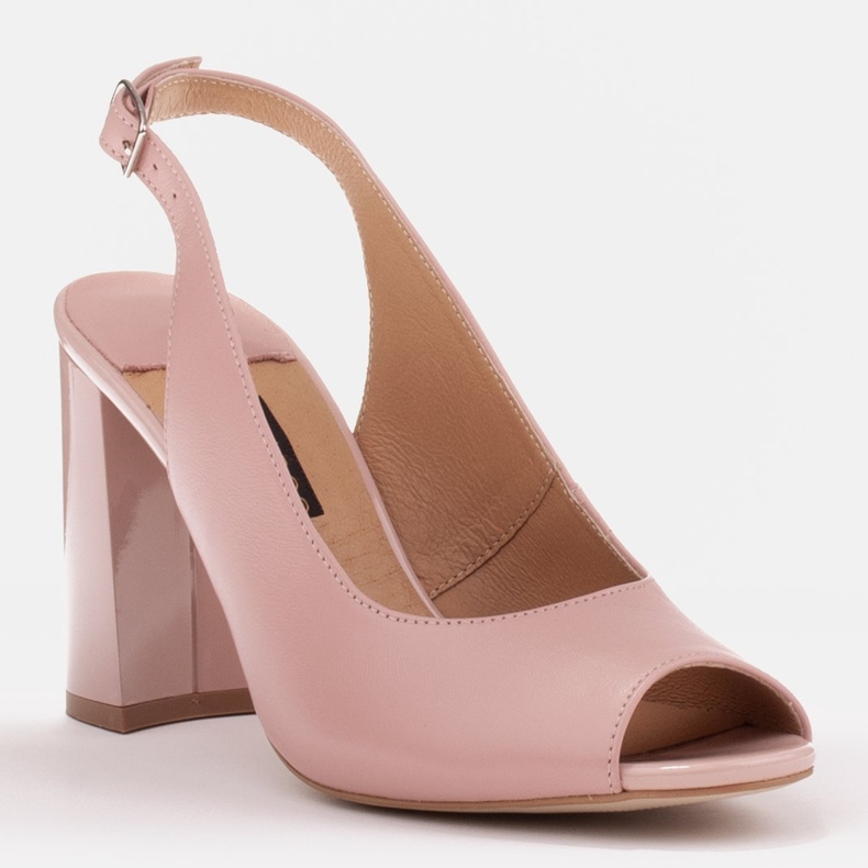 Marco Shoes Sandalias de mujer con tacones altos rosado 1