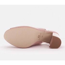 Marco Shoes Sandalias de mujer con tacones altos rosado 7