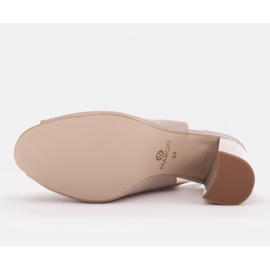 Marco Shoes Sandalias de mujer con tacones altos beige 6