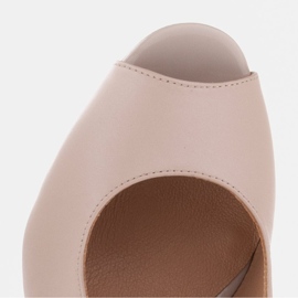Marco Shoes Sandalias de mujer con tacones altos beige 8