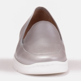 Radoskór Zapatos cómodos de mujer plateados para un pie más ancho plata 1 Radoskór Zapatos cómodos de mujer plateados para un pie más ancho plata 1
