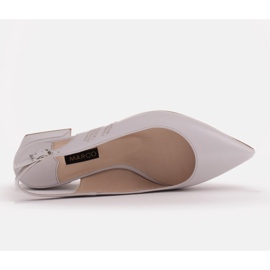 Marco Shoes Sandalias elegantes con chorros en el lateral gris 6