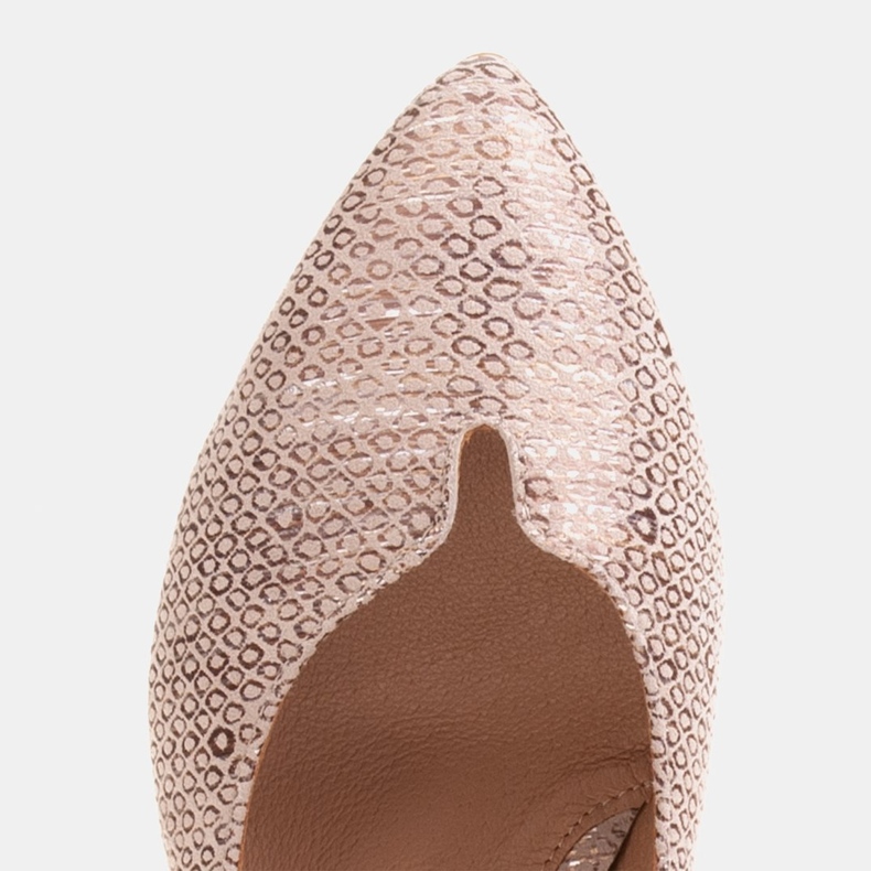 Marco Shoes Zapatos cómodos de cobre con tacón metálico dorado 1 Marco Shoes Zapatos cómodos de cobre con tacón metálico dorado 1