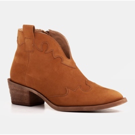Marco Shoes Botas sin aislamiento con inserciones onduladas y de ante marrón 1