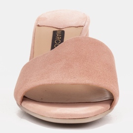 Marco Shoes Zapatillas de mujer Marco de ante natural rosado 4