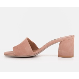 Marco Shoes Zapatillas de mujer Marco de ante natural rosado 6